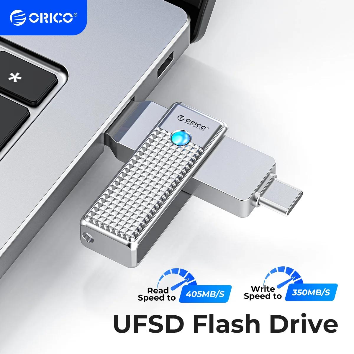 ORICO UFSD  ÷ ̺,   ̺, OTG CŸ, USB A  ̽, ƺ ȵ̵, 405 MB/S, 2 in 1